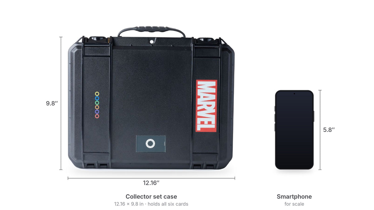 Wearers of the Gauntlet Series SET with Display Case | Authentic Marvel® Infinity Stones