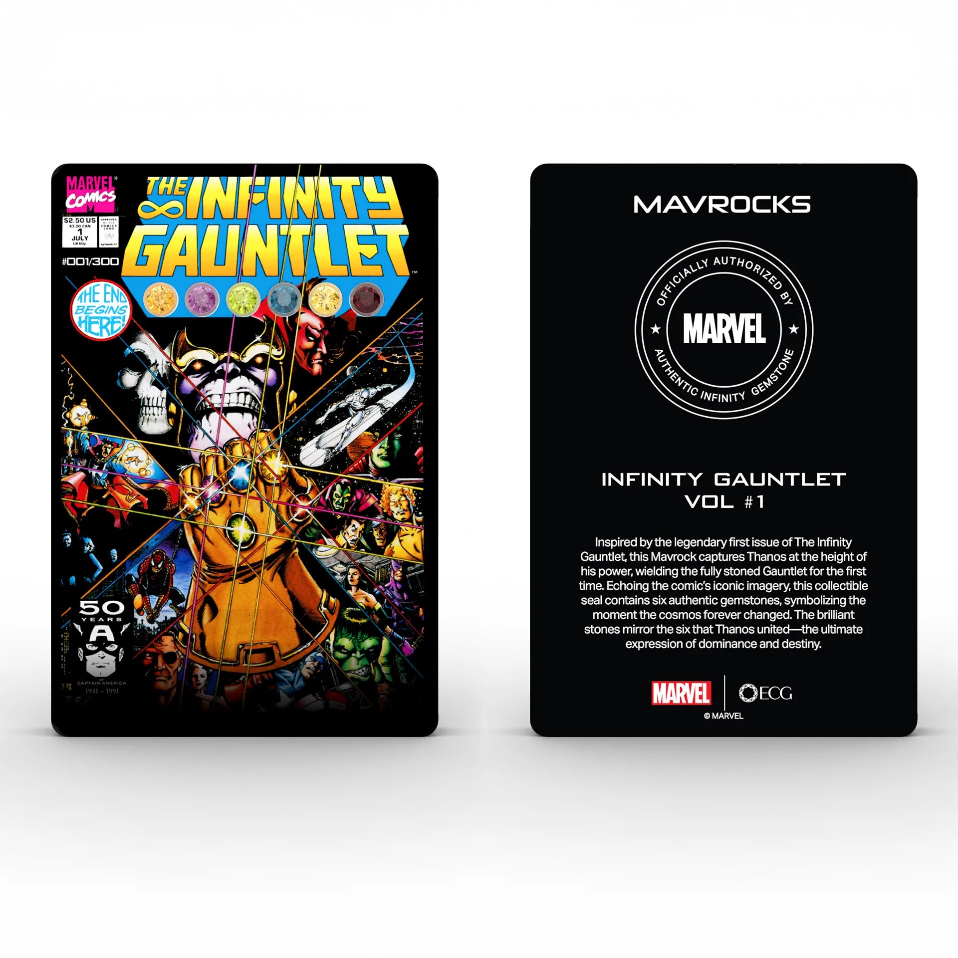 Infinity Gauntlet Vol 1-6 Set with Free Display Case