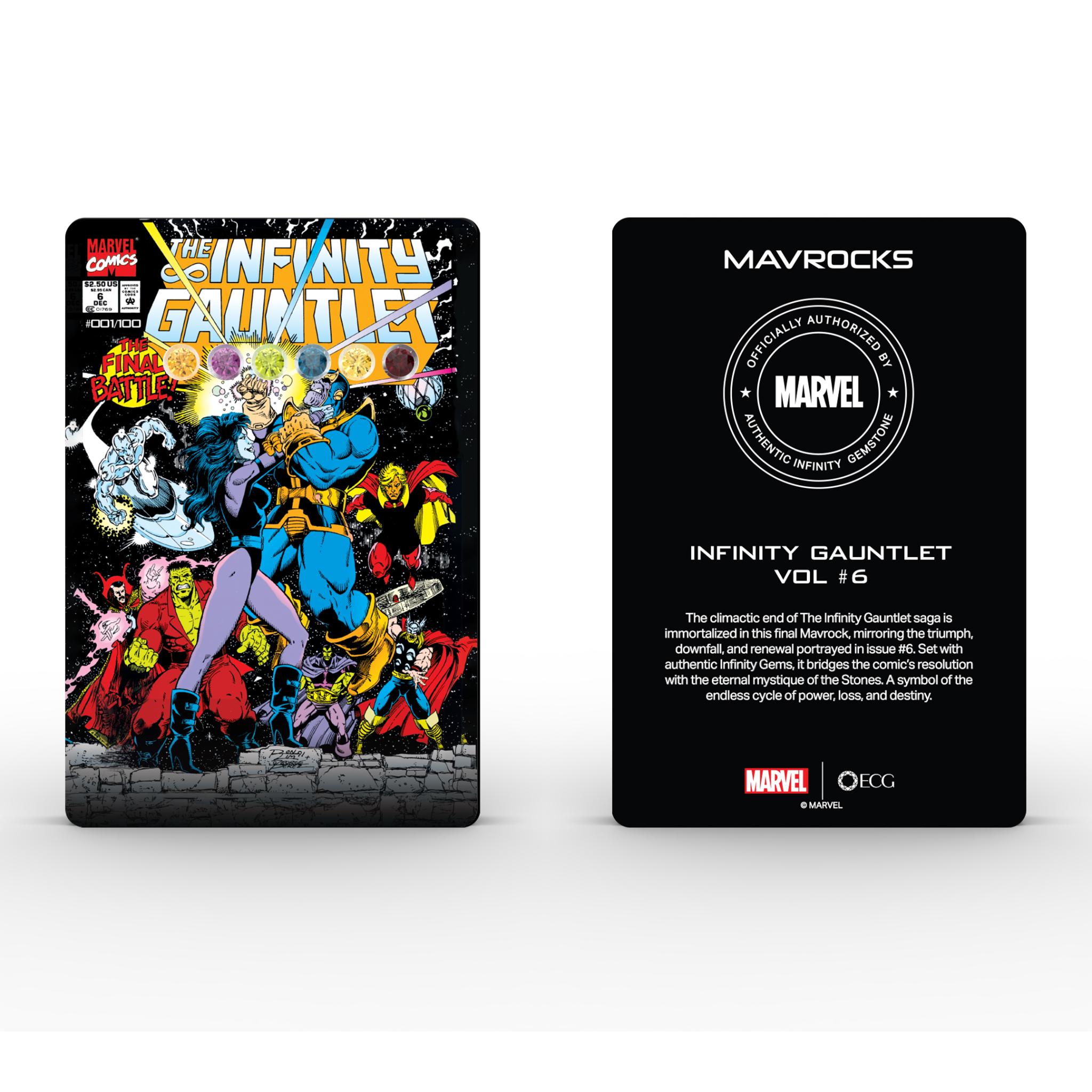 Infinity Gauntlet Vol 1-6 Set with Free Display Case