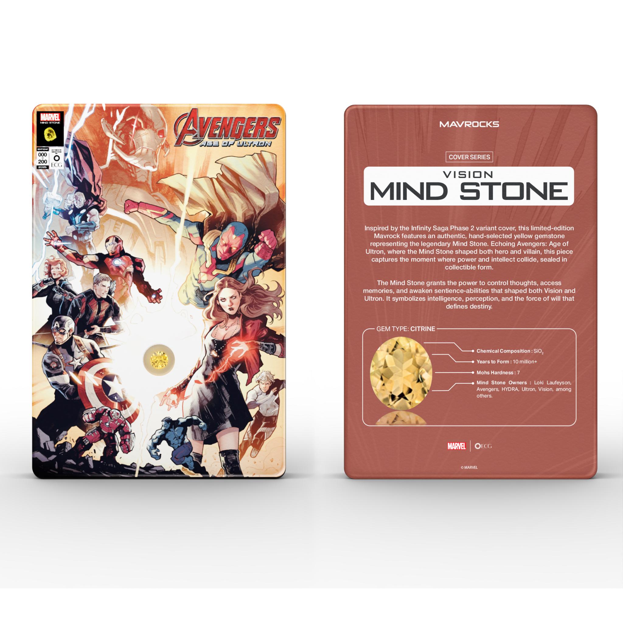 Vision Mind Stone | Authentic Marvel Infinity Stone