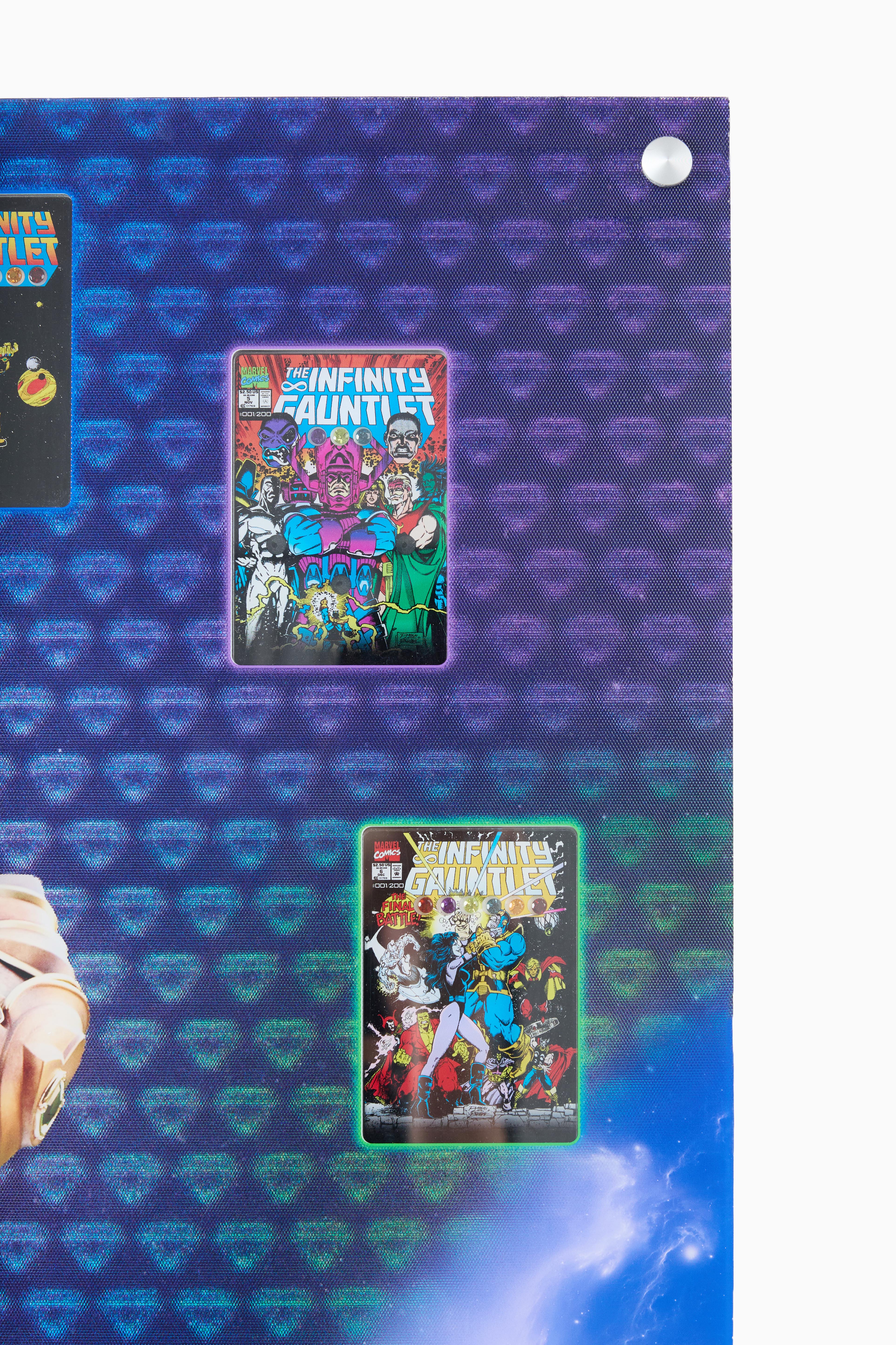 Infinity Gauntlet Comics Gem Set with Display Board