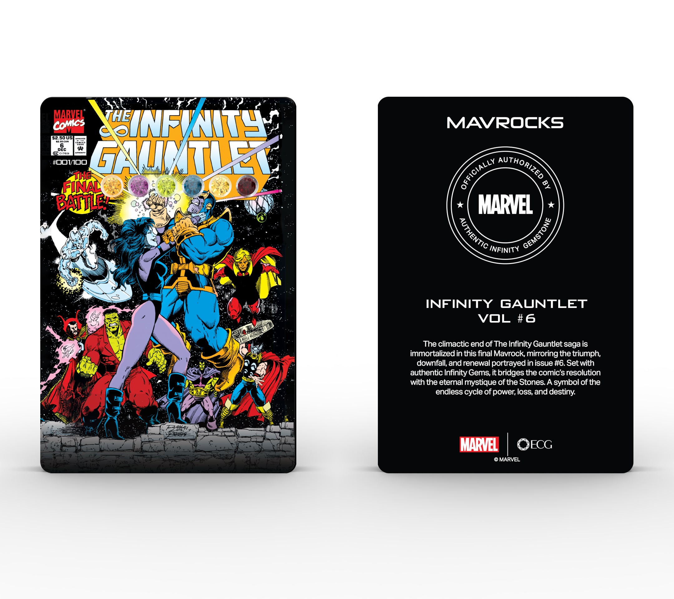 Infinity Gauntlet Vol 1-6 Set with Free Display Case