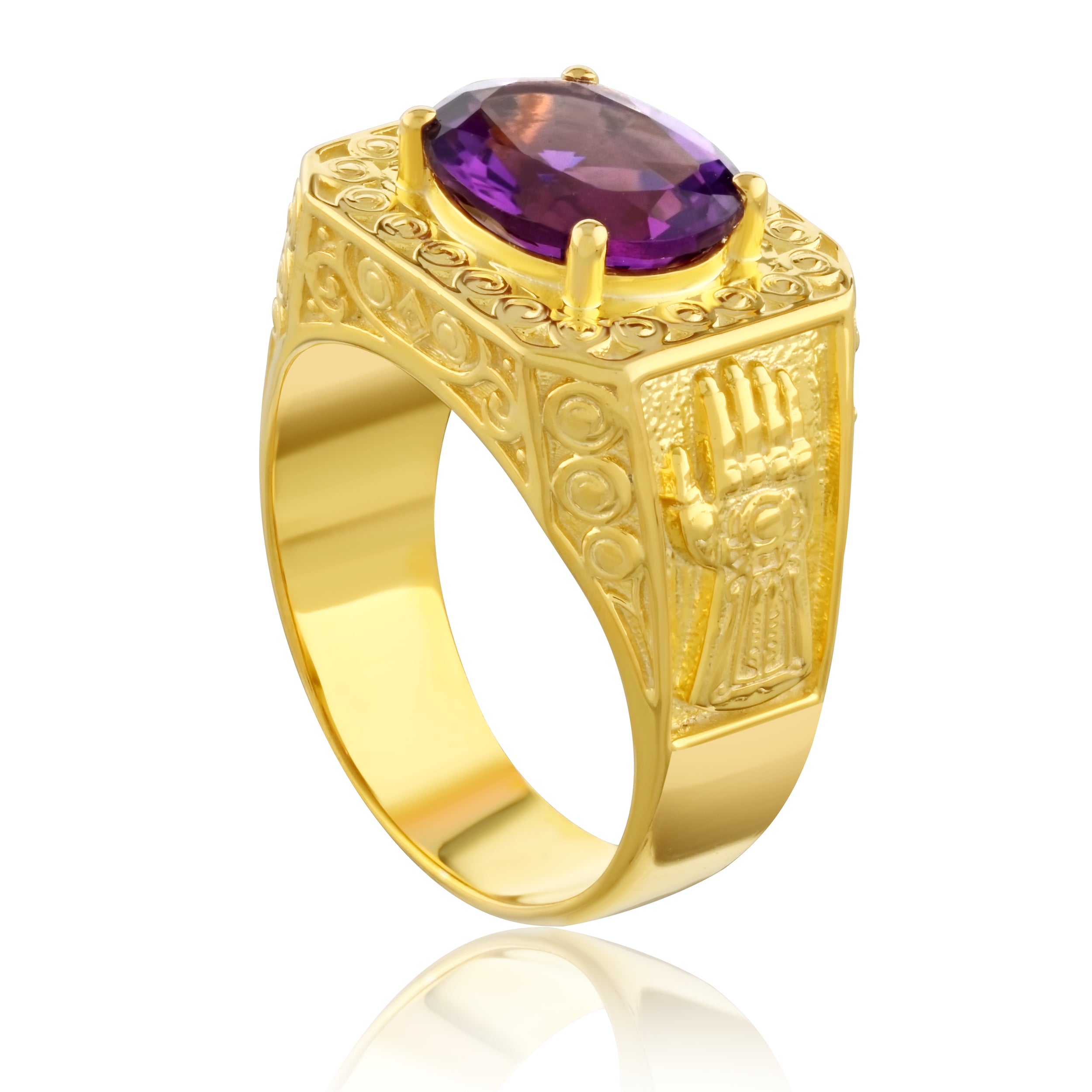 The 14k Gold Inevitable Gauntlet Ring