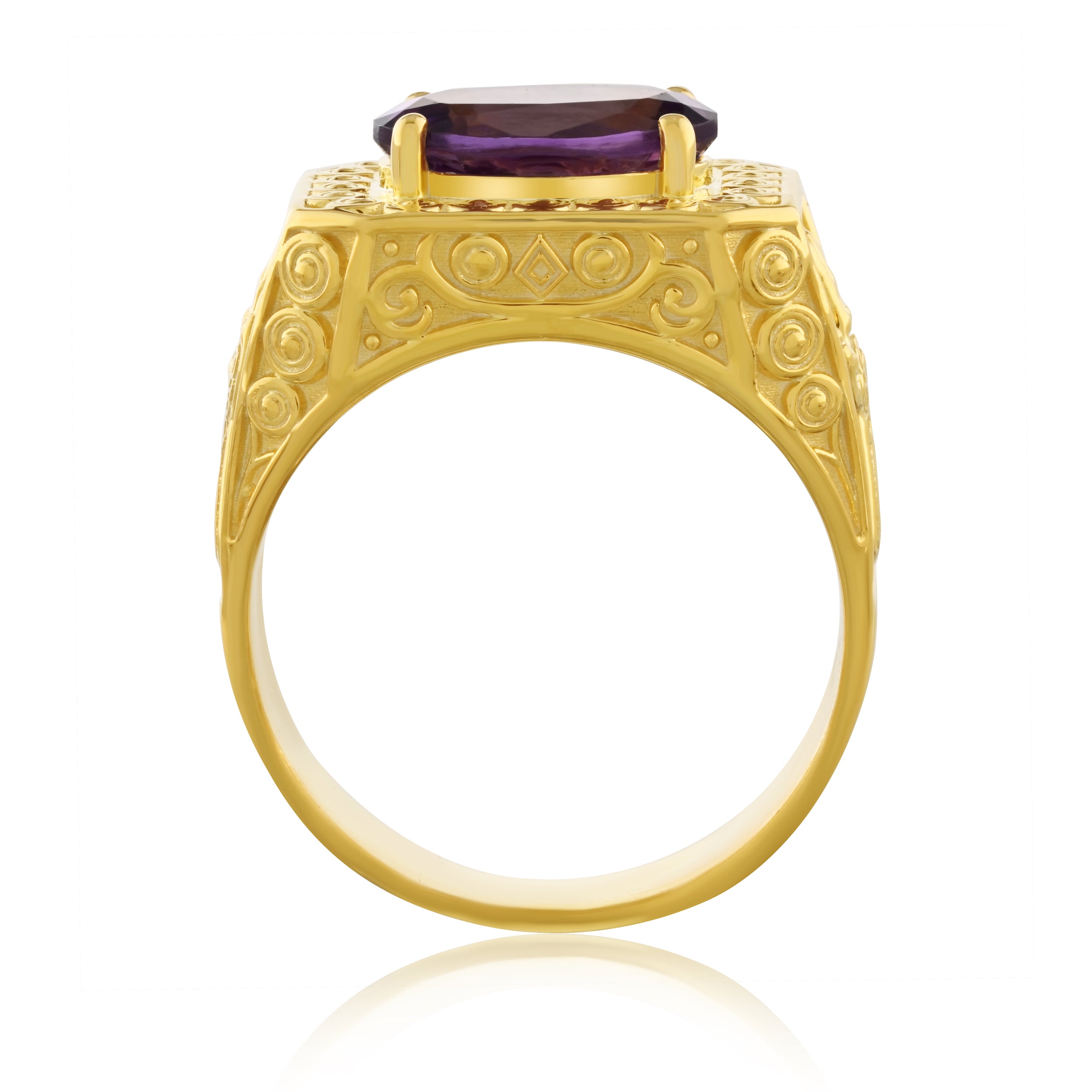 The 14k Gold Inevitable Gauntlet Ring