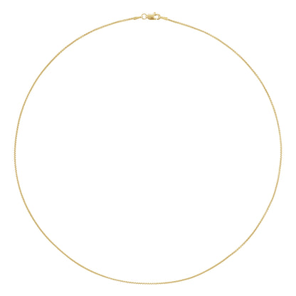 ECG Signature Box Chain: Yellow Gold-Plated 1.8 mm