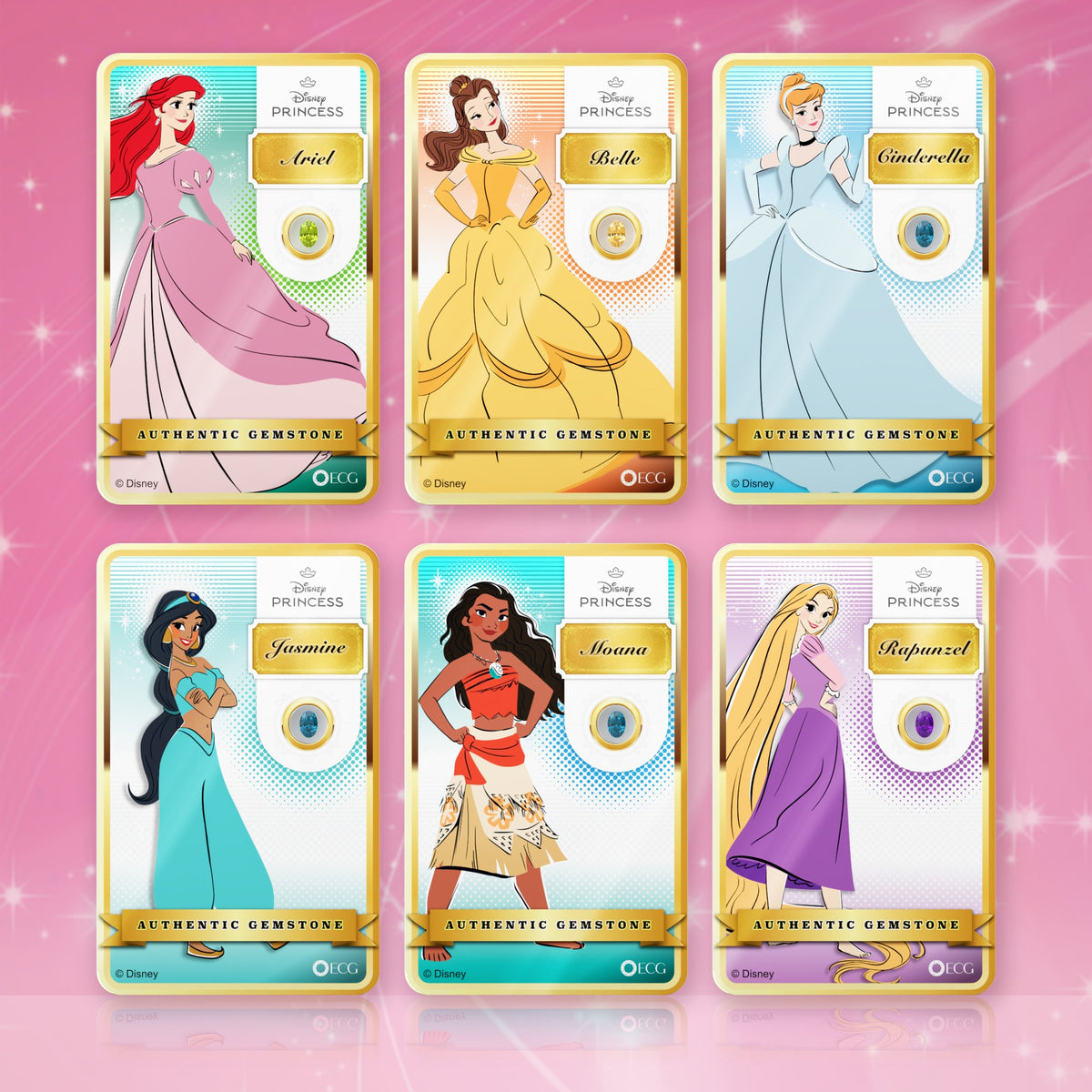 Disney Princess Mini Gem Seal SET